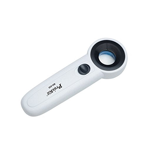 Pro'sKit MA-020 Handheld LED Light Magnifier, 22X