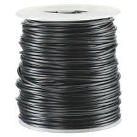 22MS-100-BLACK 22AWG MILW76D TYPE MW BLACK SOLID CONDUCTOR HOOKUP WIRE 100 FOOT ROLL 1000V 80C