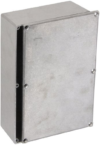 BUD Industries CU-247 Aluminum Econobox, 7-3/8" Length x 4-11/16" Width x 2-13/64" Height, Natural Finish