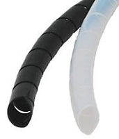 ICO RALLY 1980 SPIRAL WRAP 1/8" AND 1/4" 18' PACKAGE CLEAR AND BLACK