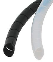 ICO RALLY 1980 SPIRAL WRAP 1/8" AND 1/4" 18' PACKAGE CLEAR AND BLACK