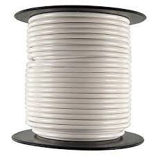18L-1000-WHITE 18AWG MILW16878/1 WHITE STRANDED (7X26) HOOKUP WIRE 1000 FOOT ROLL 600V 105C