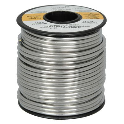 KESTER SOLDER 24-6040-0066 SOLDER WIRE, 60/40 SN/PB, 190Â°C, 1LB