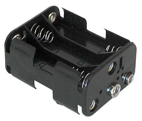 Philmore Battery Holder for (6) AA with Standard Snap Connector : BH363 (1)