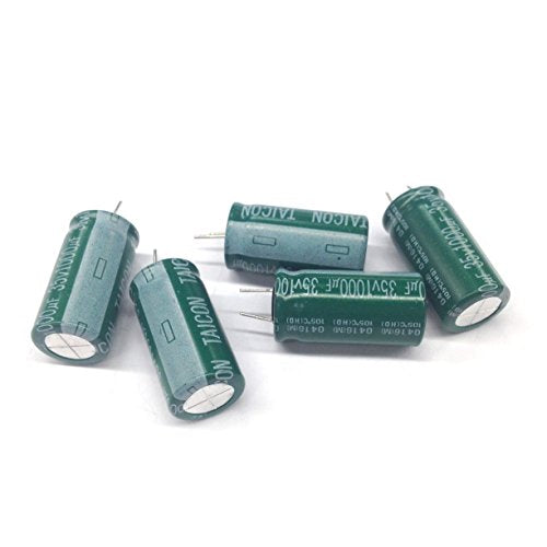 RE35V1000M Electrolytic Capacitors 1000uf 35V 105C with Short Radial Leads (5 pieces)