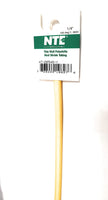 NTE Electronics 47-20548-Y Heat Shrink Tubing, Thin Wall, 2:1 Shrink Ratio, 1/4" Diameter, 48" Length, Yellow