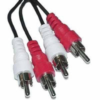 RCA Shielded Stereo Male to Male Jumper Cable - 12' : CA37