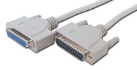 CEX-MF-06 Universal Cable 6ft. DB25 male to DB25 female Serial Extension Cable