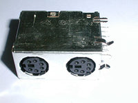 84401-1 MINI DIN CONNECTOR 2X6 PIN RA PCB ( 1 EACH)