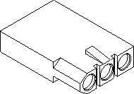 Pin & Socket Connectors RECPT 3P W/O EAR (10 pieces)