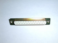 Pan Pacific DS-37P Db37 Male D-Sub Solder Type Connector Gold Plated Contacts Yellow Zinc Shell (Price Per Each)