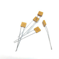 M39014/02-1342 MIL Qualified Ceramic Capacitors .022uf, 22nf 100V +/- 10% Tolerance, .001%/1000 hours Failure Rate, Radial Lead (5 pieces)