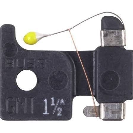 1- BUSSMANN GMT-1-1/2 1-1/2 AMP FUSE 125VAC/DC GMT1-1/2 BUSS 1-1/2A