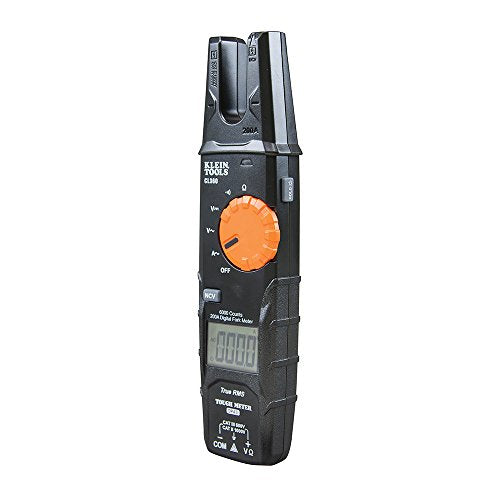 Klein Tools CL360 Open Jaw Fork Non-Contact Voltage Meter with TRMS Technology, Includes A Case, Test Leads and 2 x AAA Batteries