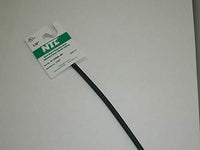 NTE Electronics 47-23048-BK Heat Shrink Tubing, Dual Wall with Adhesive, 3:1 Shrink Ratio, 1/8" Diameter, 48" Length, Black
