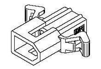 Pin & Socket Connectors 2 CKT PLUG NATURAL (100 pieces)