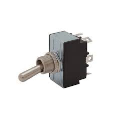 GC Electronics 35-149 Heavy Duty Toggle Switch, DPDT On-Off-On, Solder Terminal