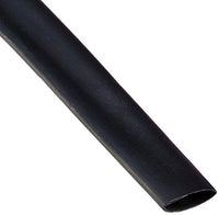 NTE Electronics 47-20848-BK Heat Shrink Tubing, Thin Wall, 2:1 Shrink Ratio, 1/2" Diameter, 48" Length, Black