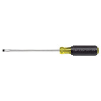1/8-Inch Cabinet Tip Mini Flathead Screwdriver with 4-Inch Round Shank and Cushion Grip Handle Klein Tools 608-4