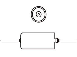 Tantalum Capacitors - Solid Leaded 10volts 33uF 5% (1 piece)