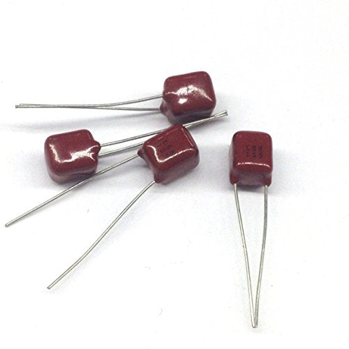 ECQ-V1H105JL Film Capacitors 1uf 50V +/- 5% Tolerance Radial Leads (4 pieces)