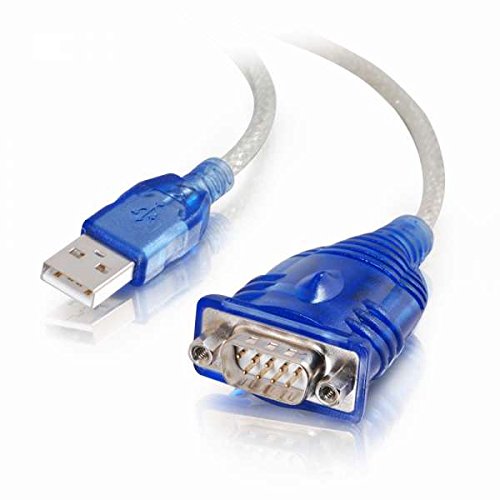 C2G/Cables to Go 26886 1.5ft USB to DB9 Serial RS232 Adapter Cable